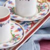 Francesca Porcelanowy Zestaw 2 Filiżanek do Kawy - 90 ml