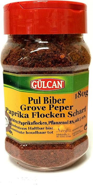 Gülcan Pul Biber - Płatki ostrej Papryki (180 g)